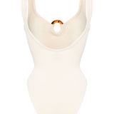 Costume da bagno celine in bianco Hunza g - donna 