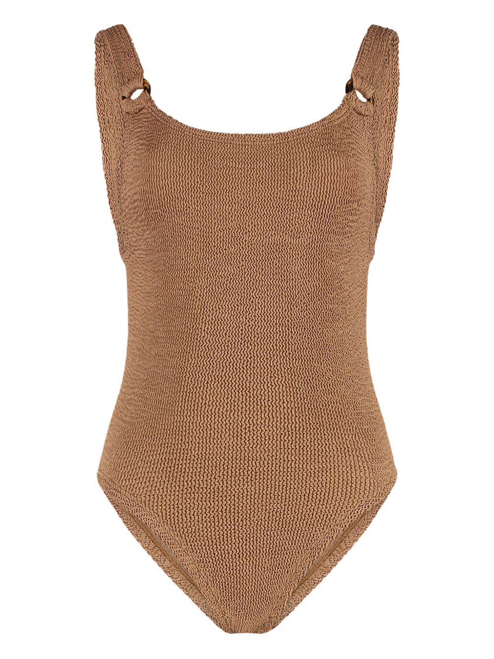 Costume intero domino in marrone hunza g - donna 