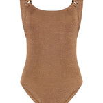 Costume intero domino in marrone hunza g - donna 