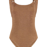Costume intero domino in marrone hunza g - donna 