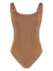 Costume intero domino in marrone hunza g - donna