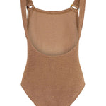 Costume intero domino in marrone hunza g - donna 