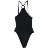 Costume intero jasmine in nero hunza g - donna 