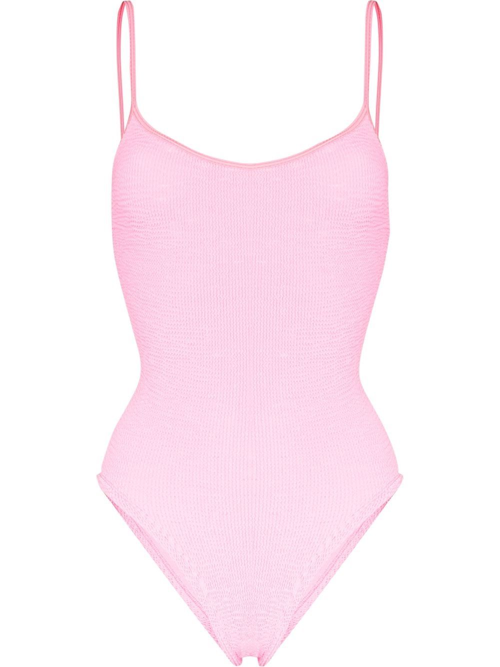 Costume da bagno intero increspato Pamela in rosa Hunza g - donna 