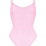 Costume da bagno intero increspato Pamela in rosa Hunza g - donna 