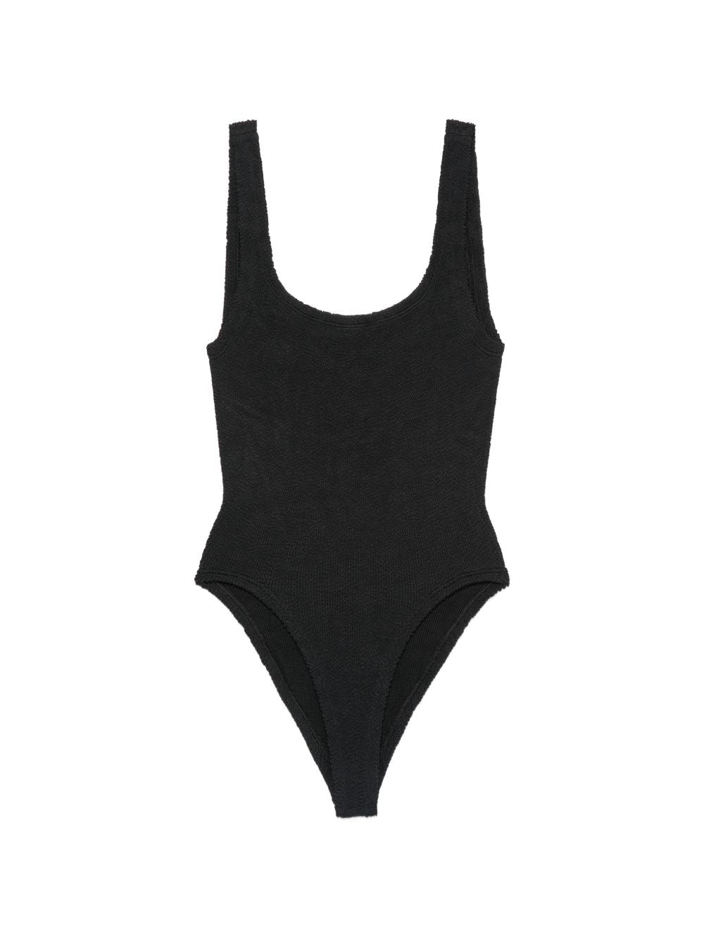 Costume intero square in nero hunza g - donna 