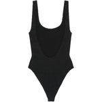 Costume intero square in nero hunza g - donna 