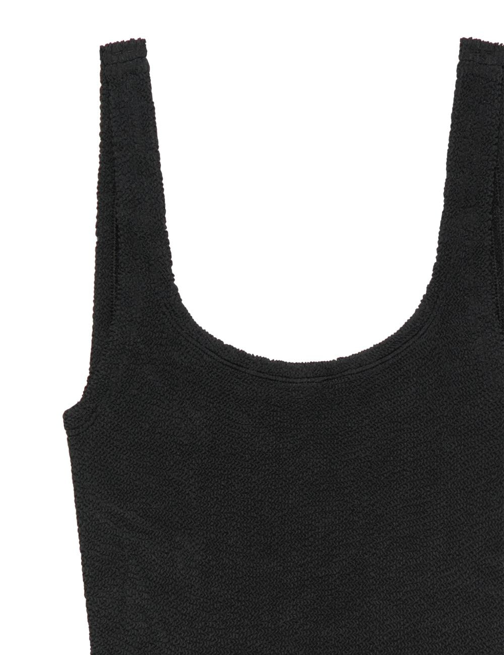 Costume intero square in nero hunza g - donna 