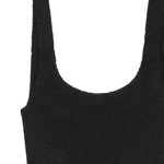 Costume intero square in nero hunza g - donna 