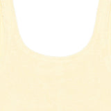 Costume da bagno con scollo quadrato in giallo pastello Hunza g - donna 