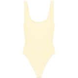 Costume da bagno con scollo quadrato in giallo pastello Hunza g - donna 