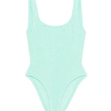 Costume intero square in azzurro hunza g - donna 