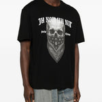 T-shirt teschio 20 in nero Ih nom uh nit - uomo 
