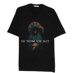 T-shirt con stampa santa maria in nero Ih nom uh nit - uomo 