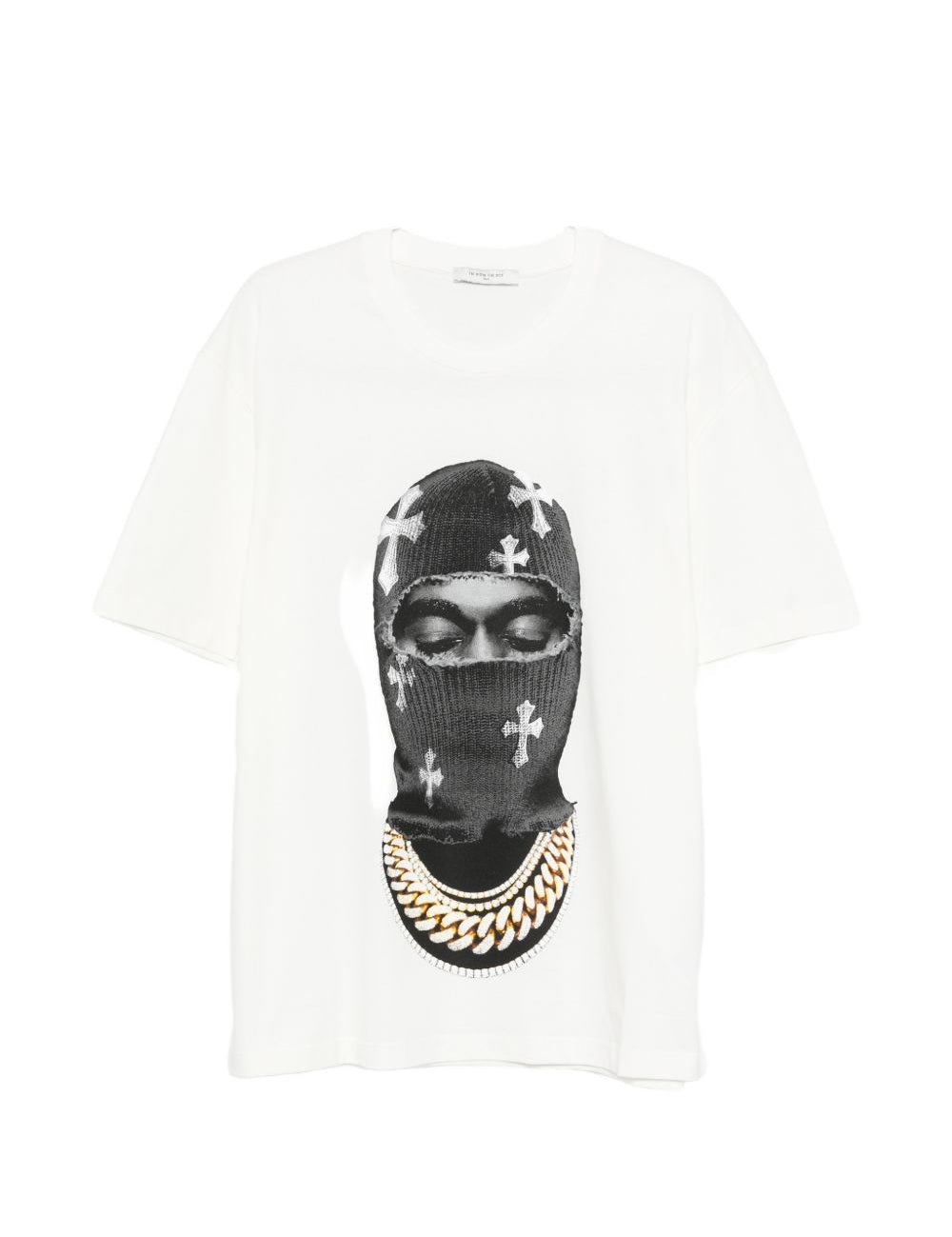T-shirt con stampa Mask Crosses in bianco Ih nom uh nit - uomo 