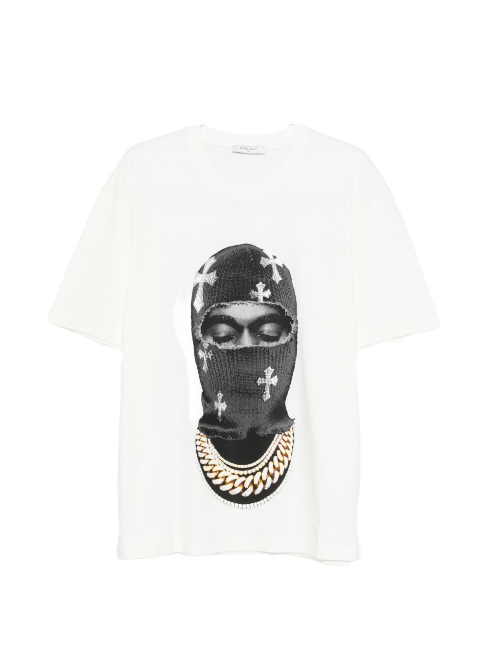 T-shirt con stampa Mask Crosses in bianco Ih nom uh nit - uomo 