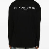 Felpa girocollo Mask Crosses in nero Ih nom uh nit - uomo 