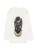 Felpa girocollo Mask Crosses in bianco Ih nom uh nit - uomo
