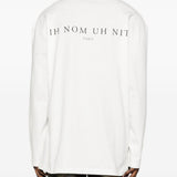 Felpa girocollo Mask Crosses in bianco Ih nom uh nit - uomo 