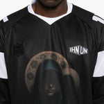 T-shirt Holy Mary in nero Ih nom uh nit - uomo 