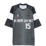 T-shirt con stampa floreale in grigio Ih nom uh nit - uomo 