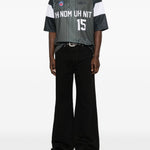 T-shirt con stampa floreale in grigio Ih nom uh nit - uomo 