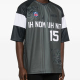 T-shirt con stampa floreale in grigio Ih nom uh nit - uomo 