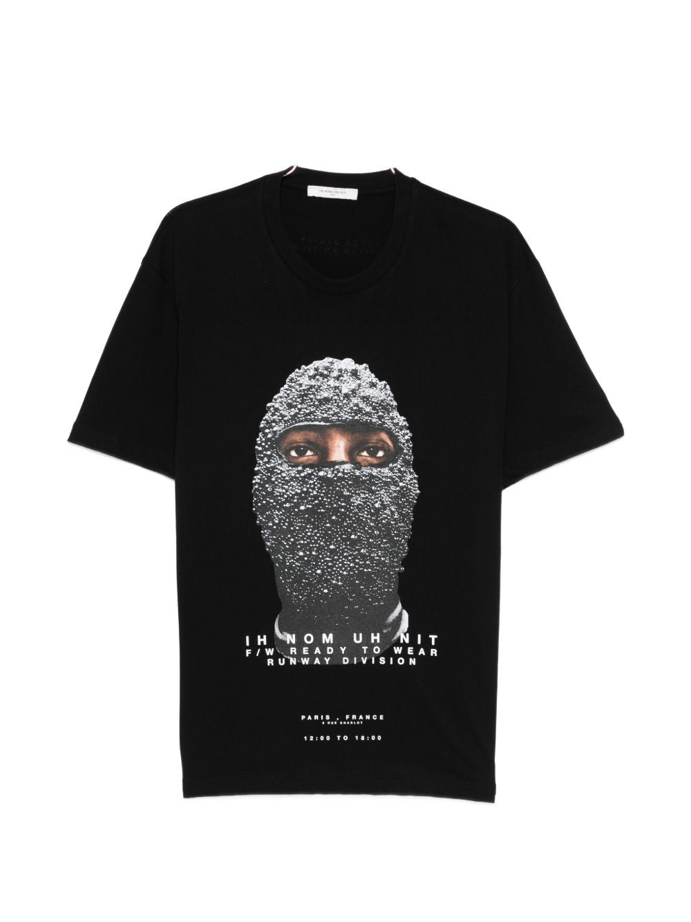 T-shirt Edition Mask in nero Ih nom uh nit - uomo 