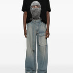 T-shirt Edition Mask in nero Ih nom uh nit - uomo 