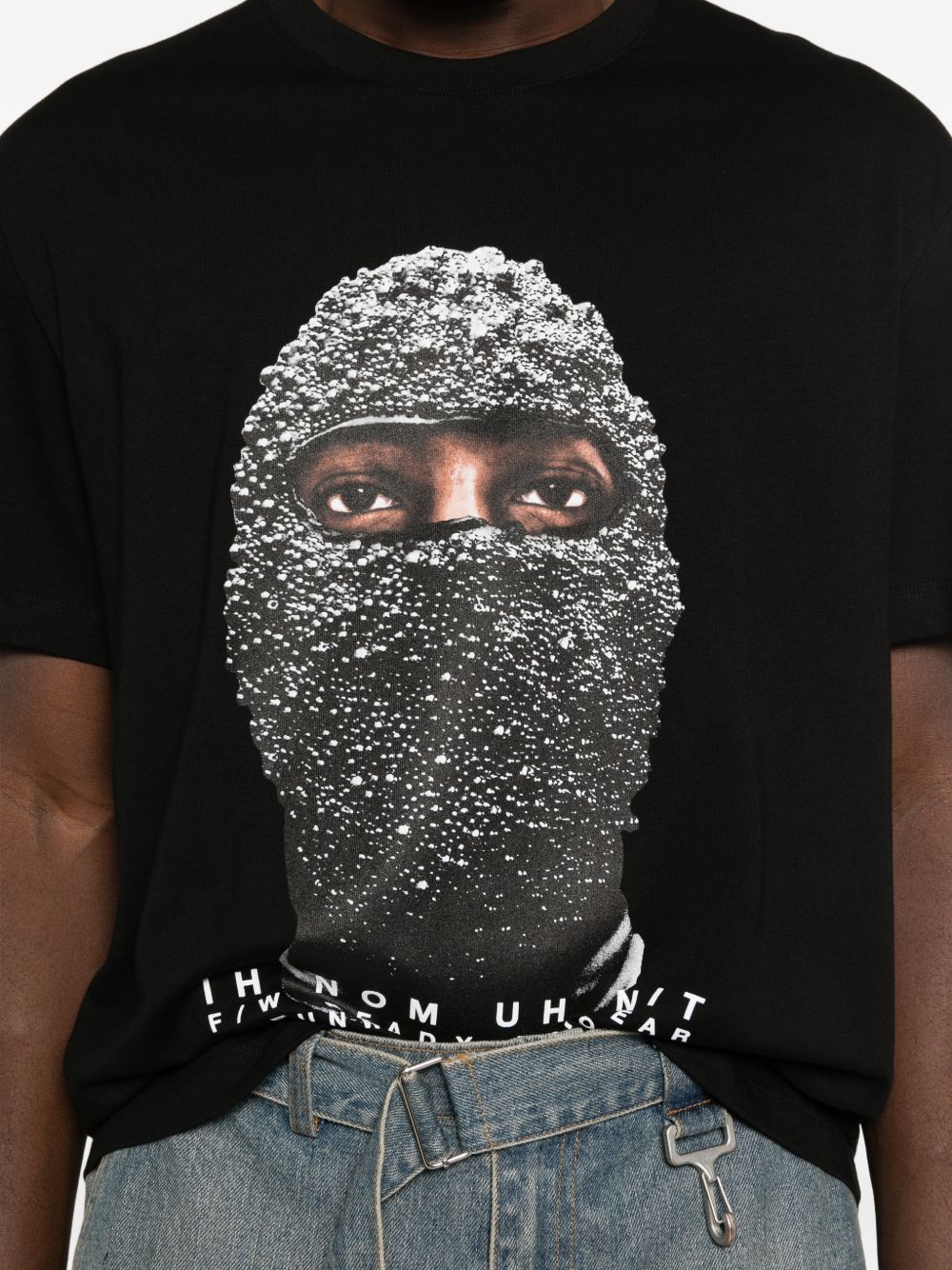 T-shirt Edition Mask in nero Ih nom uh nit - uomo 