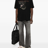 T-shirt Dobermann in nero Ih nom uh nit - uomo 