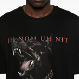 T-shirt Dobermann in nero Ih nom uh nit - uomo 
