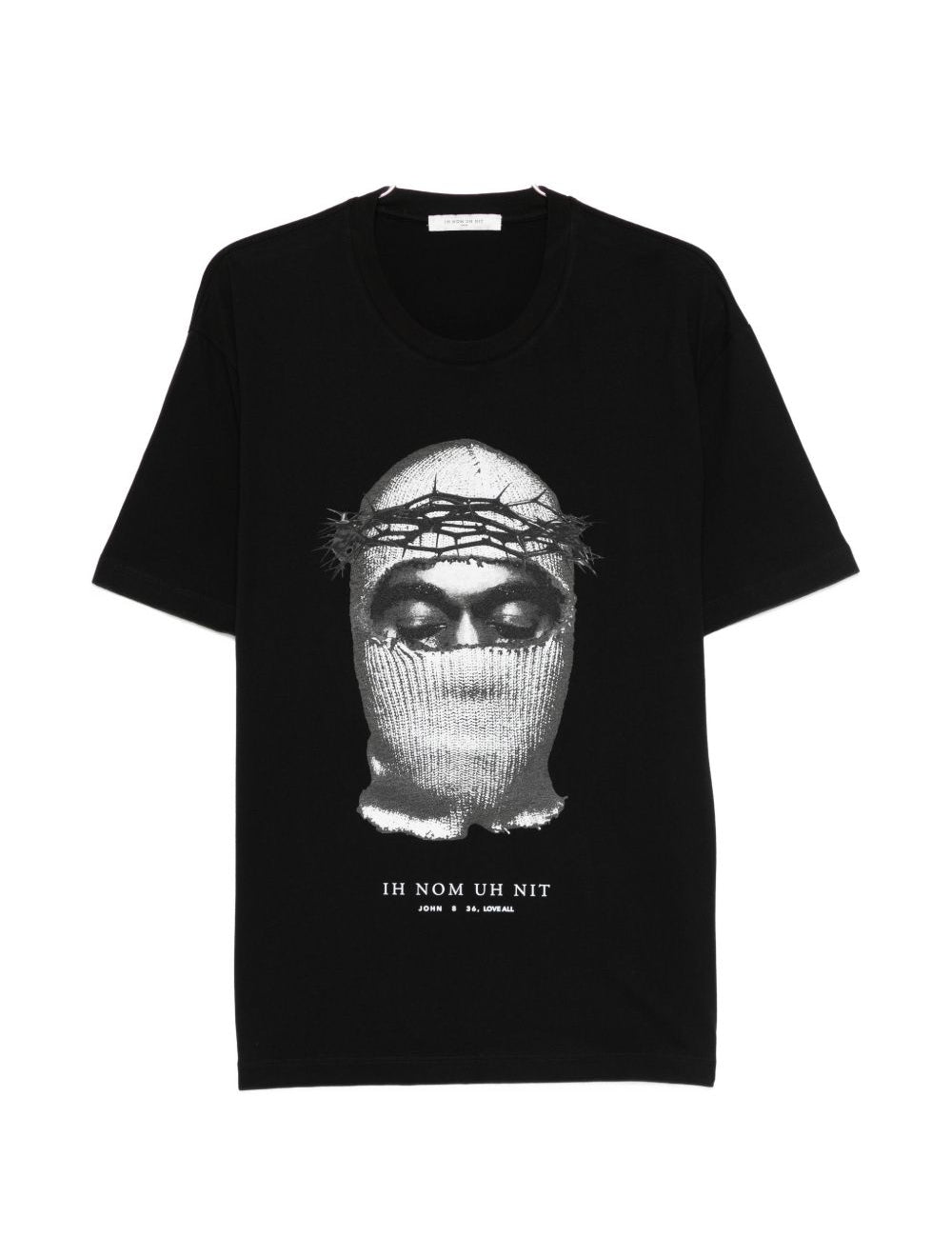 T-shirt Mask Corona in nero Ih nom uh nit - uomo 