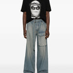 T-shirt Mask Corona in nero Ih nom uh nit - uomo 