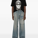 T-shirt Mask Corona in nero Ih nom uh nit - uomo 