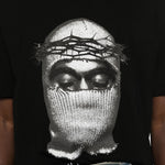 T-shirt Mask Corona in nero Ih nom uh nit - uomo 
