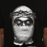 T-shirt Mask Corona in nero Ih nom uh nit - uomo 