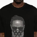 T-shirt con stampa in nero Ih nom uh nit - uomo 