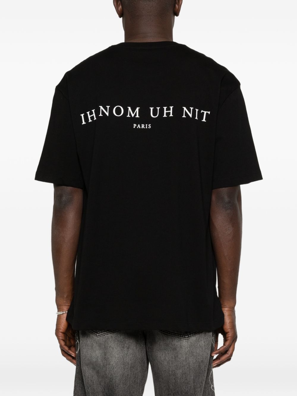 T-shirt con stampa in nero Ih nom uh nit - uomo 