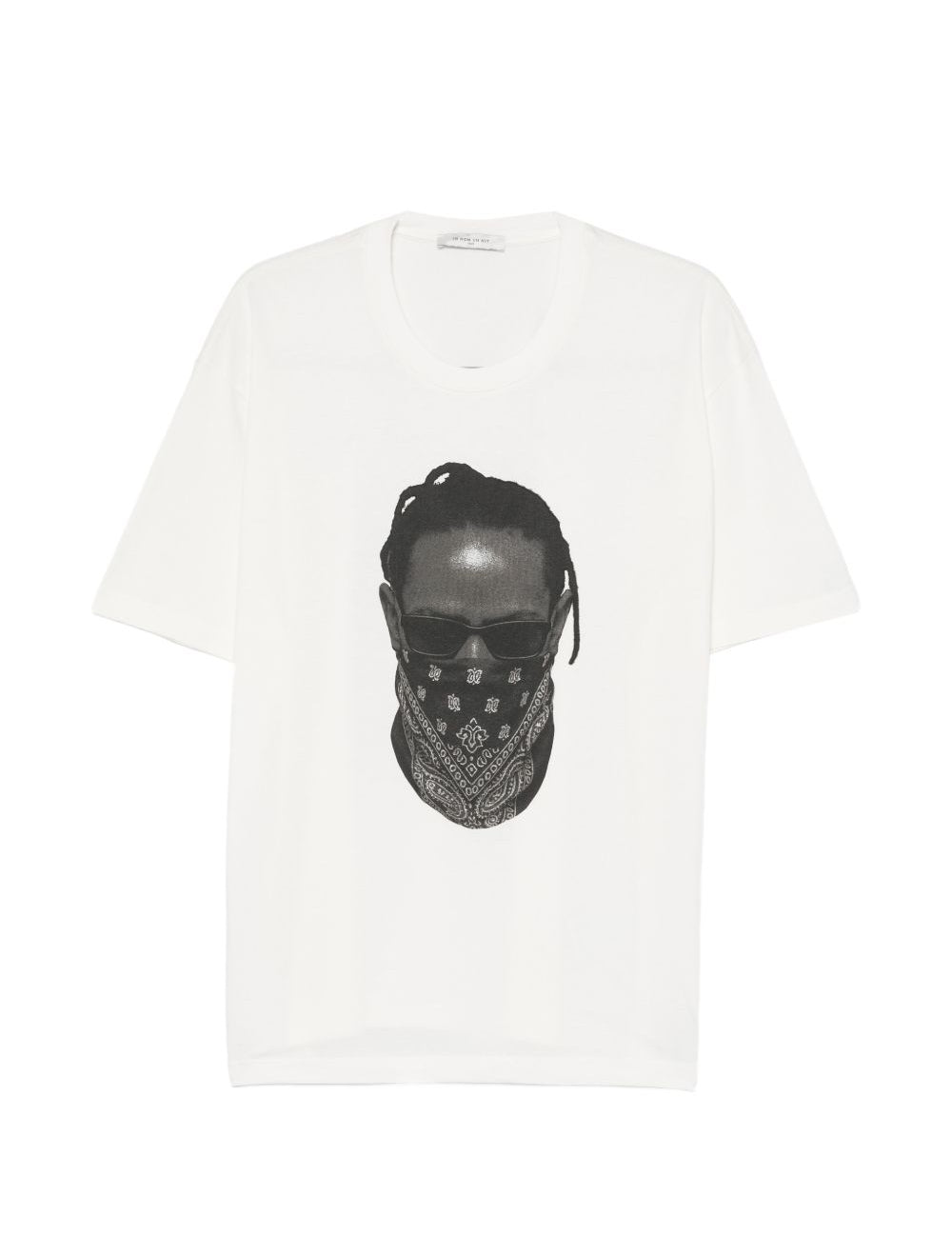 T-shirt con stampa in bianco Ih nom uh nit - uomo 