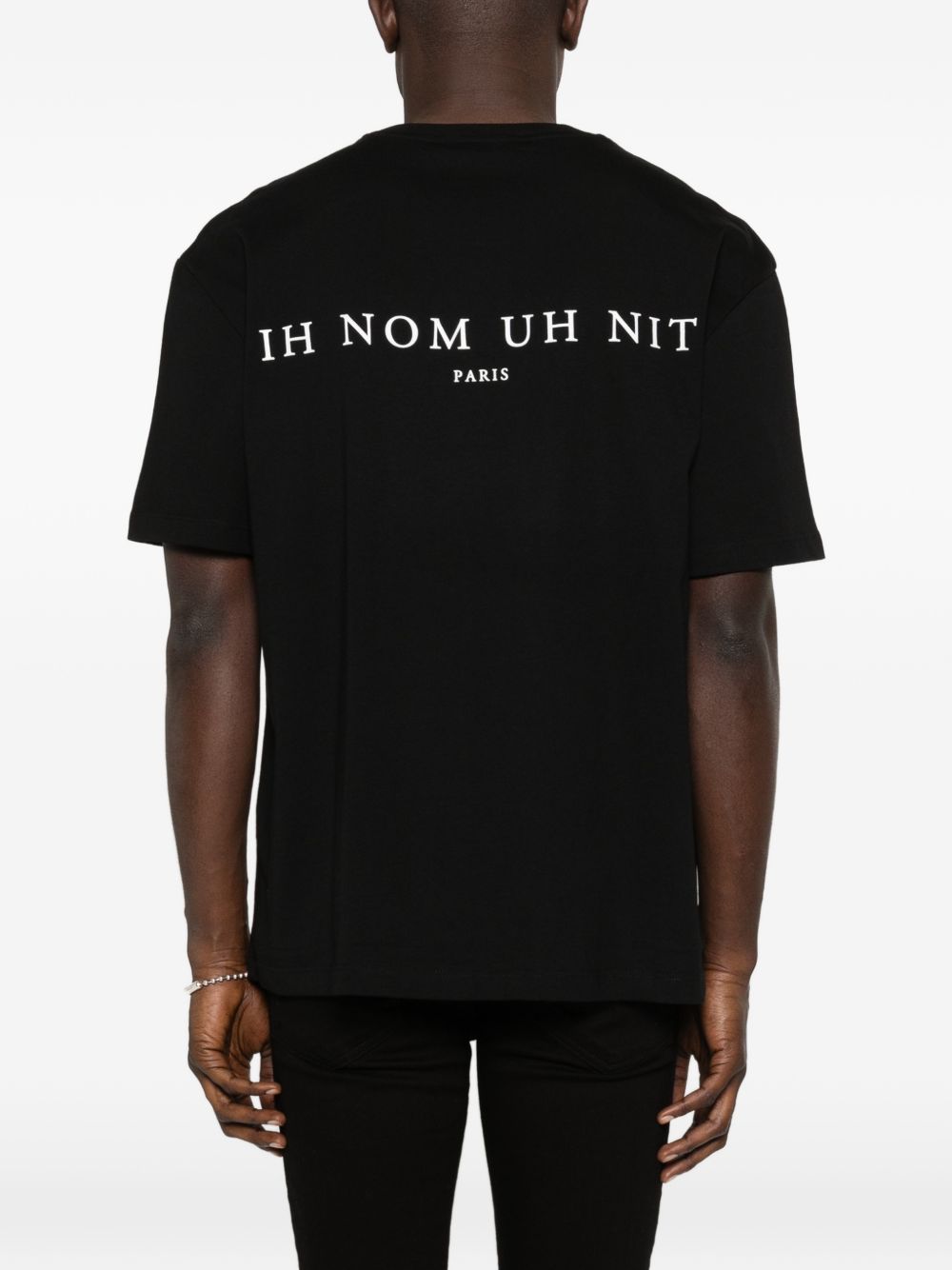 T-shirt con stampa in nero Ih nom uh nit - uomo 