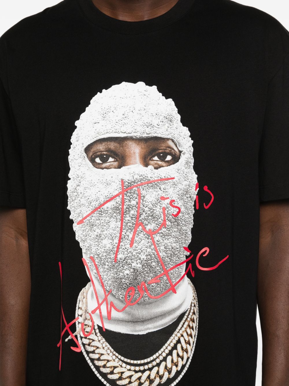 T-shirt con stampa in nero Ih nom uh nit - uomo 