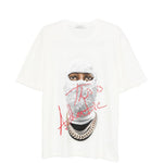 T-shirt Mask Authentic in bianco Ih nom uh nit - uomo 