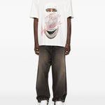 T-shirt Mask Authentic in bianco Ih nom uh nit - uomo 