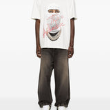 T-shirt Mask Authentic in bianco Ih nom uh nit - uomo 