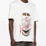 T-shirt Mask Authentic in bianco Ih nom uh nit - uomo 