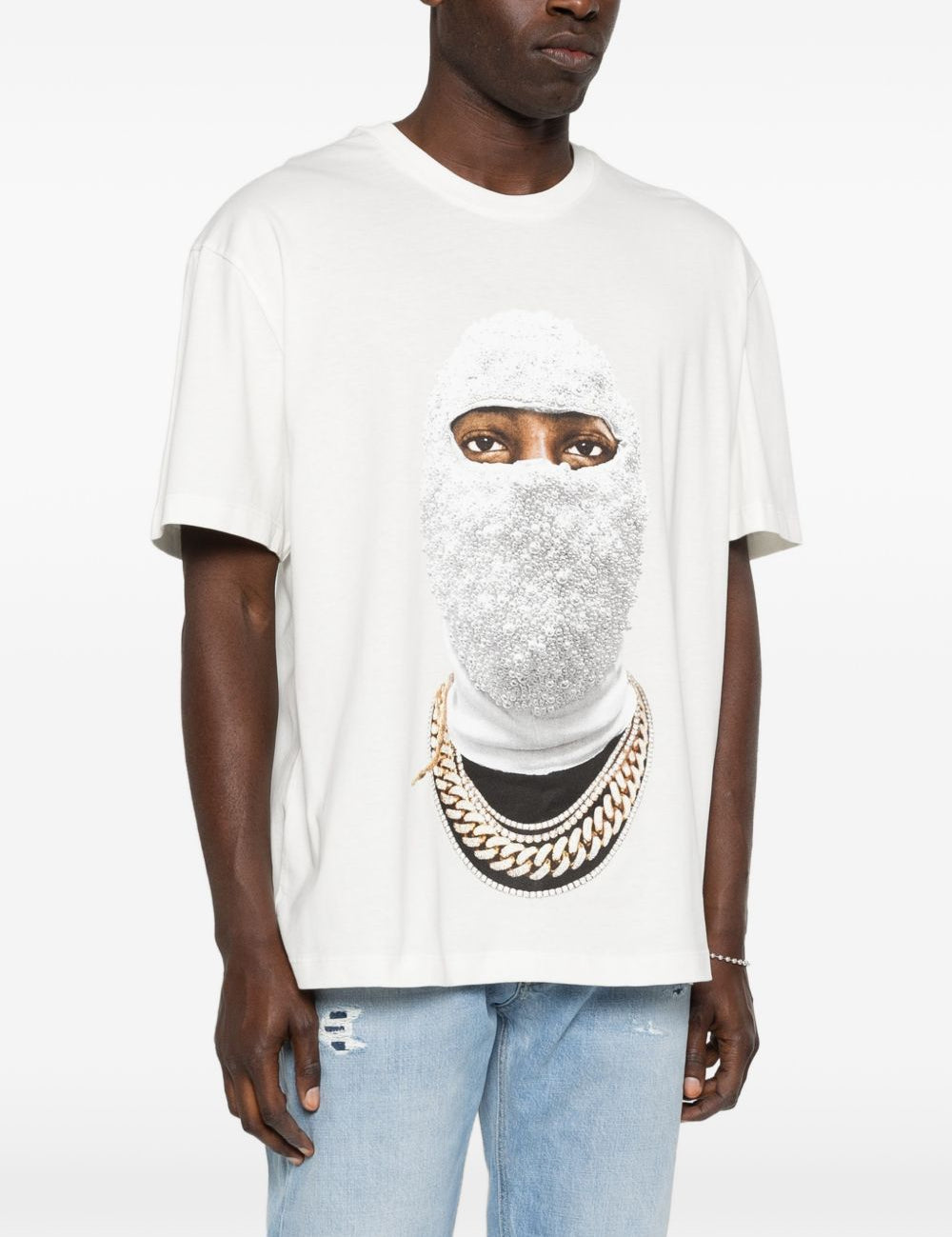 T-shirt Mask Future in bianco Ih nom uh nit - uomo 
