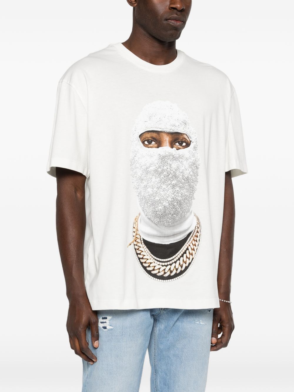 T-shirt Mask Future in bianco Ih nom uh nit - uomo 