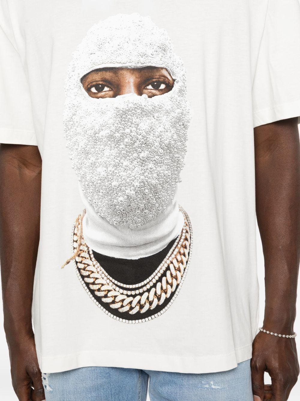 T-shirt Mask Future in bianco Ih nom uh nit - uomo 