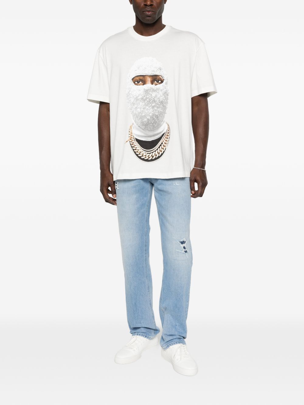 T-shirt Mask Future in bianco Ih nom uh nit - uomo 